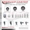 Service Caster 3 Inch Semi Steel Wheel Swivel 34 Inch Threaded Stem Caster Service Caster SCC-TS20S314-SSS-34212 - alternate 4